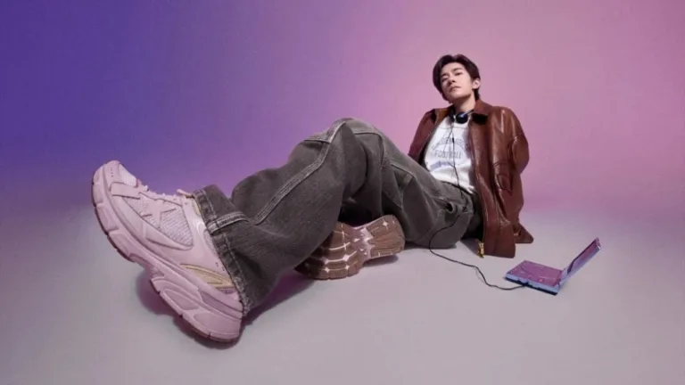 Golden Gooses global brand ambassador Jackson Yee fronts the Lightstar sneakers ad campaign.1