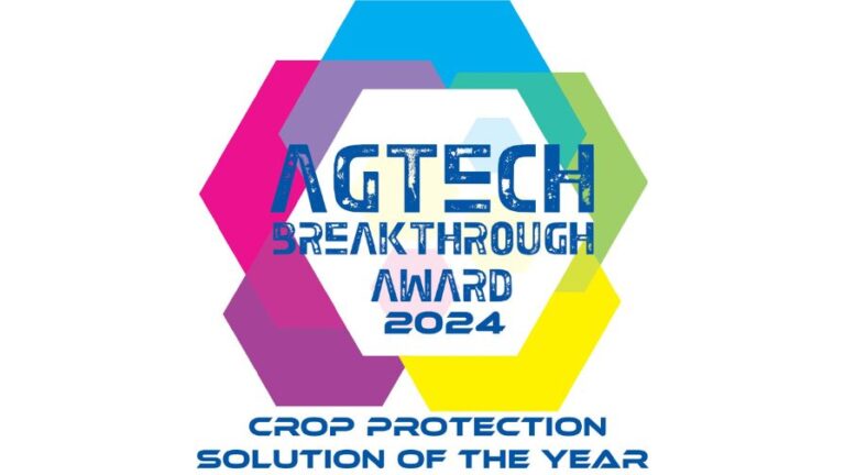 2024 AgTech Breakthrough Awards logo for Renaissance BioScience Crop Protection Solution of the Year