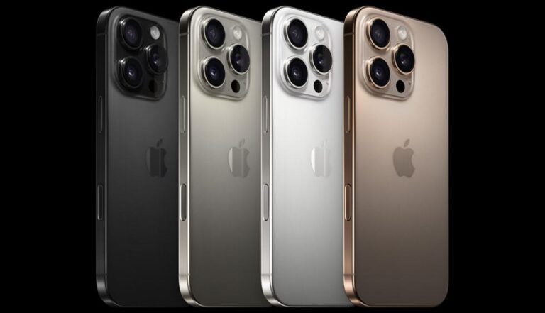 Apple iPhone 16 Pro finish lineup