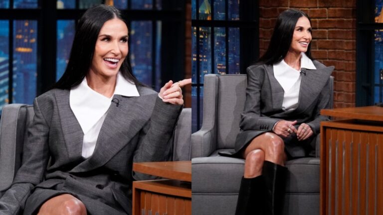 Demi Moore Seth Meyers