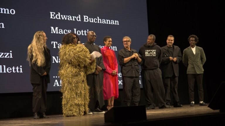 The Black Carpet Awards team on stage