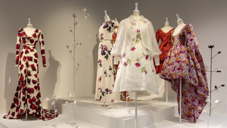 The Flowers of Yves Saint Laurent exhibition