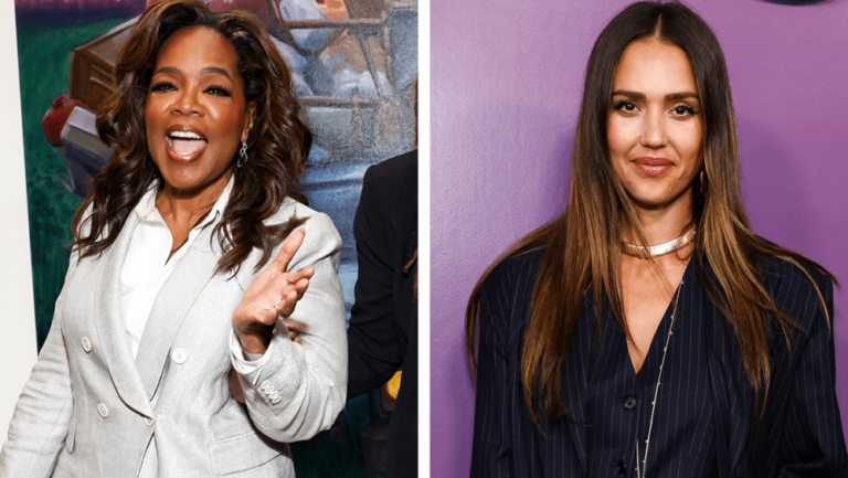 oprah winfrey jessica alba experiencing forgiveness premiere