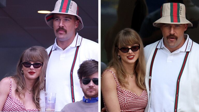 taylor swift travis kelce us open 2024 photo