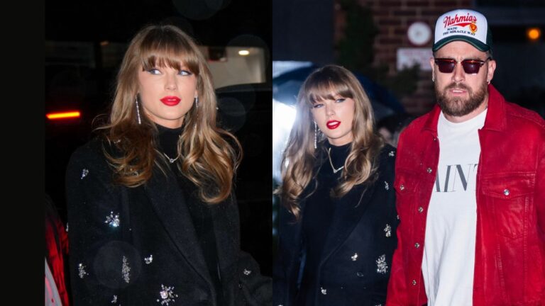 Taylor Swift Simkhai Coat Stella McCartney Bag