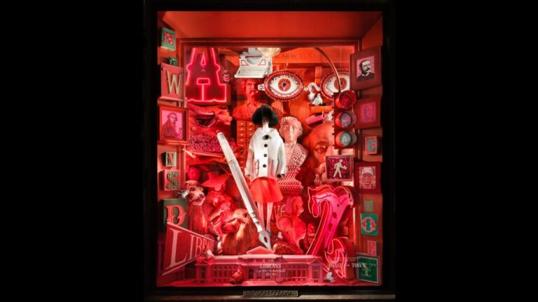 bergdorf holiday window 2024 feature