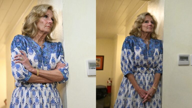 jill biden blue dress fi