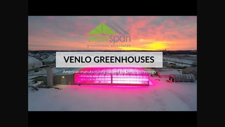 GrowSpan Venlo Greenhouse Project